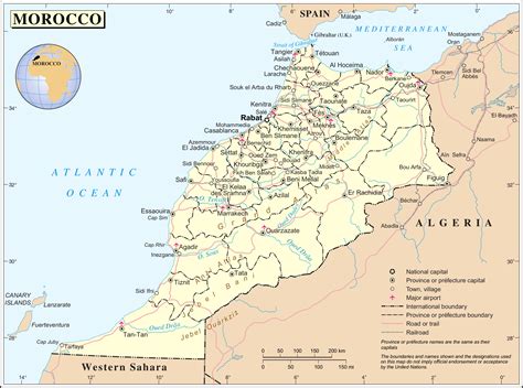 morocco city map